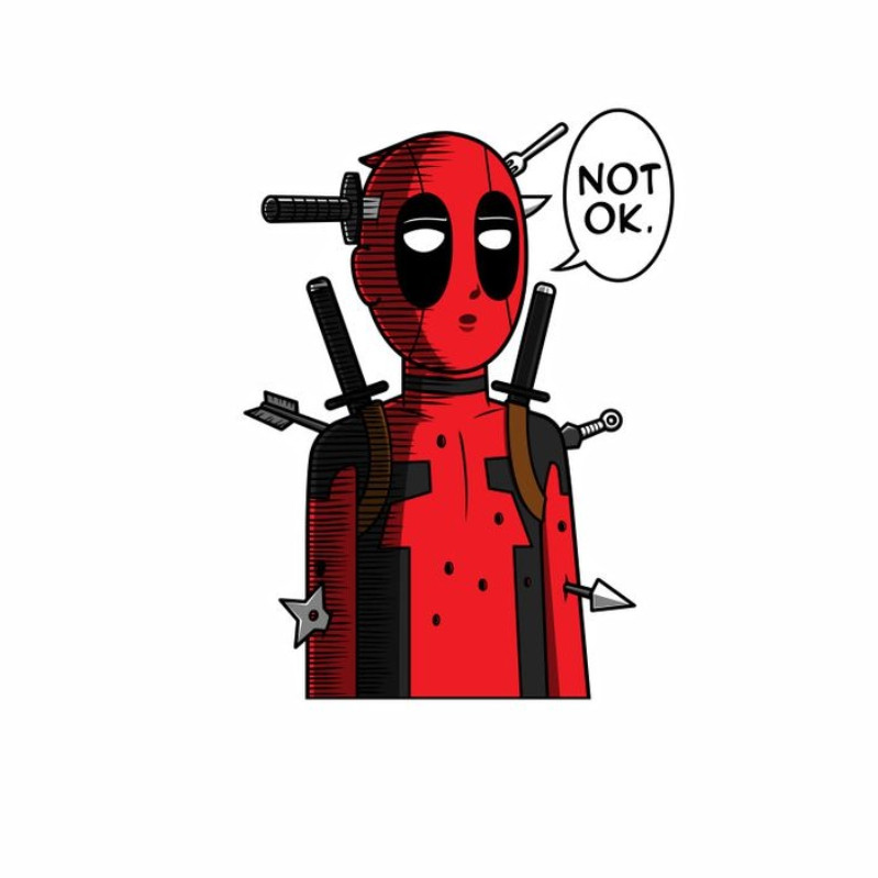 تصویر برچسب بدنه موتورسیکلت مدل NOT OK کد 135 