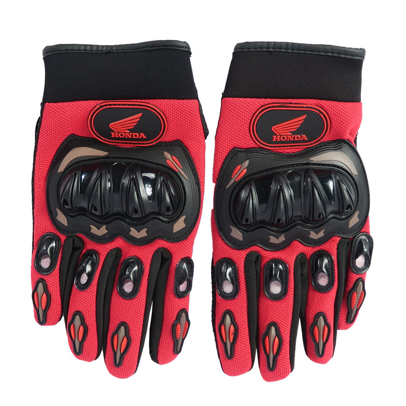 تصویر دستکش موتورسواری هوندا مدل 07 