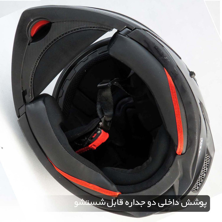 کلاه کاسکت لائوس مدل Shadow Black کد 2128