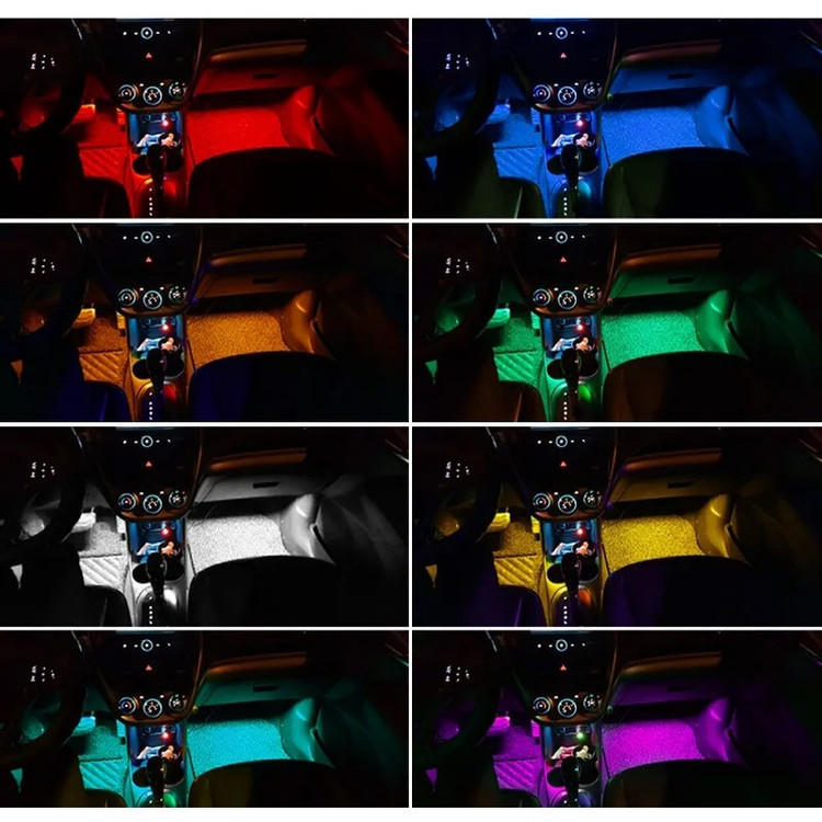 کیت نورپردازی داخل خودرو اتمسفر مدل COLORFUL7