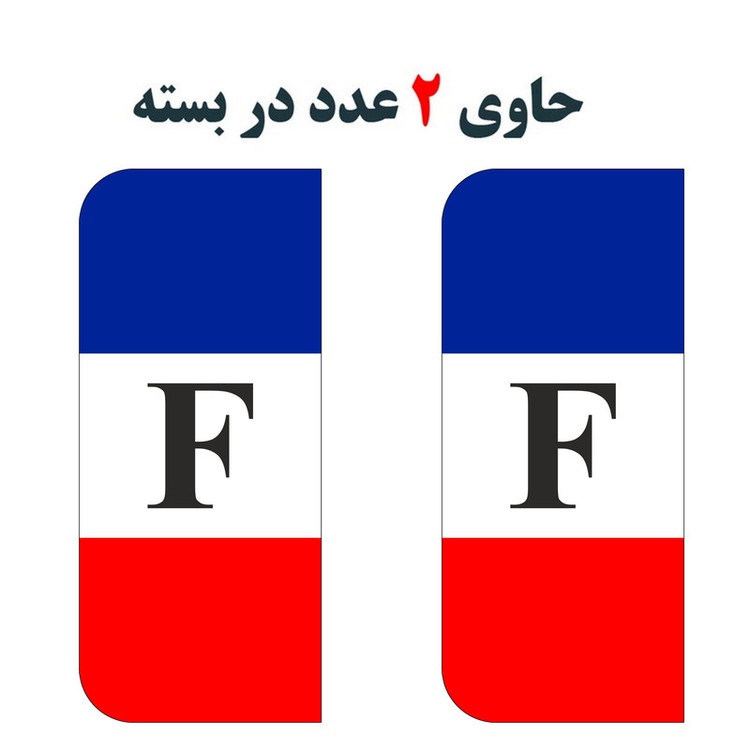 برچسب پلاک خودرو مستر راد مدل لوکس کد 2666 بسته دو عددی