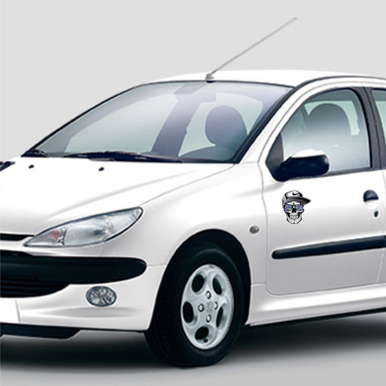 برچسب بدنه خودرو طرح اسکلت کد z27