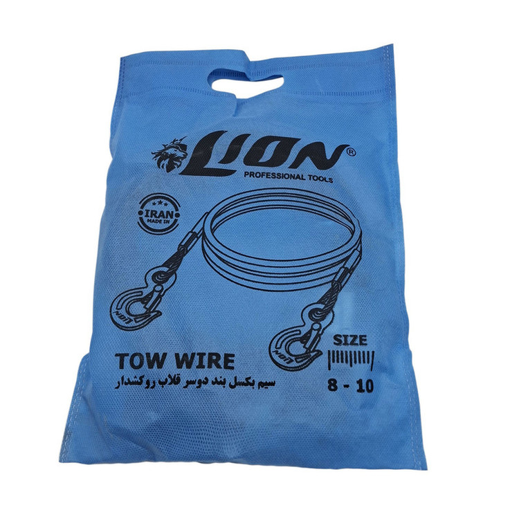 سیم بکسل بند دو سر قلاب لاین مدل 10_8 / TOW _ WIRE