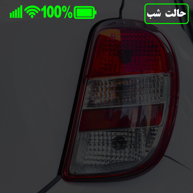 برچسب بدنه خودرو مدل شب تاب طرح نوتیفیکیشن کد CK