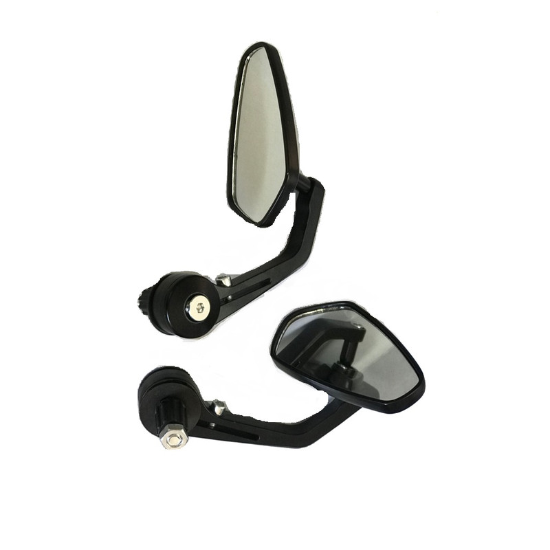 آینه سر فرمان موتور سیکلت مدل وزنه دار BLK مجموعه 2 عددی
