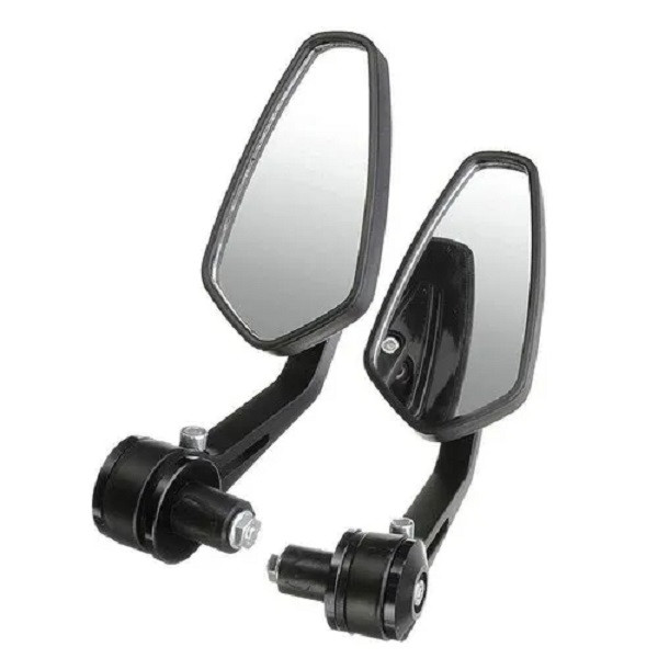 آینه سر فرمان موتور سیکلت مدل وزنه دار BLK مجموعه 2 عددی