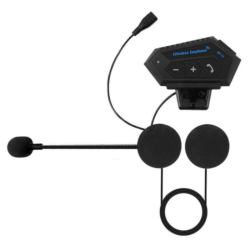 هدست بلوتوثی کلاه کاسکت مدل BT-12