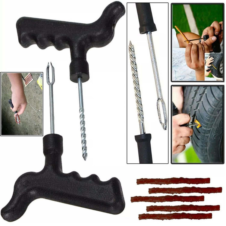 کیت پنچر گیری لاستیک خودرو مدل تیوبلس کد 2095 بسته 7 عددی