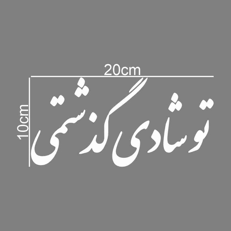 برچسب بدنه خودرو طرح تو شادی گذشتمی کد MT-W456