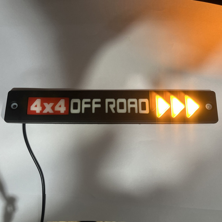 دیلایت خودرو طرح سه حالته مدل OFFROAD-4x4 بسته دو عددی