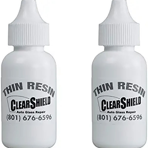چسب ترمیم کننده شیشه خودرو مدل thin-resin حجم 15 میلی لیتر