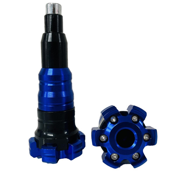 پروتکشن بدنه موتور سیکلت وارون مدل CNC ستاره ای کد W-34-BLU بسته 2 عددی