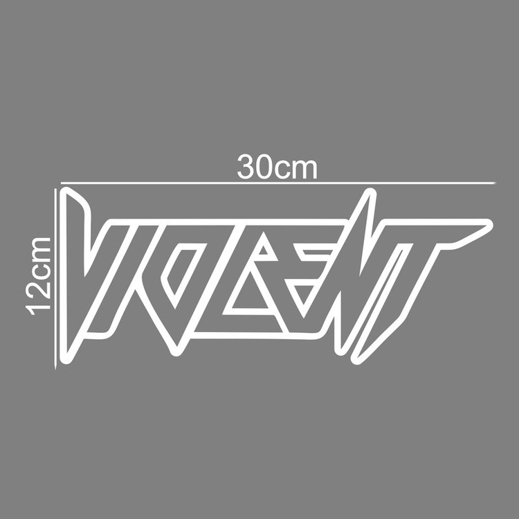 برچسب بدنه خودرو ماتریسیو طرح violent کد M132