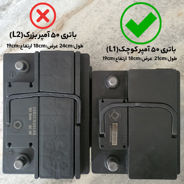 محافظ و کاور باتری خودرو مدل L1