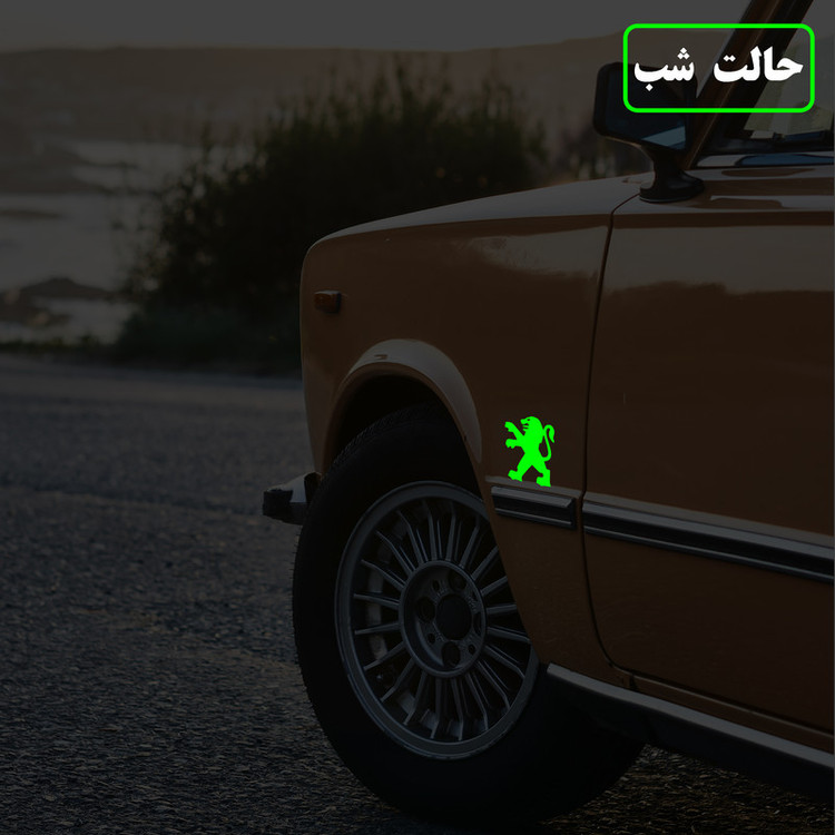 برچسب بدنه خودرو مدل شب تاب کد CK