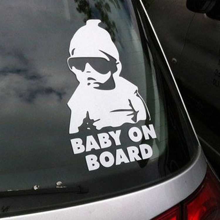 برچسب بدنه خودرو شیپرس طرح BABY ON BOARD کد SB506S