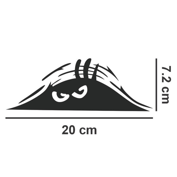 برچسب بدنه خودرو طرح درب عقب مدل k2004