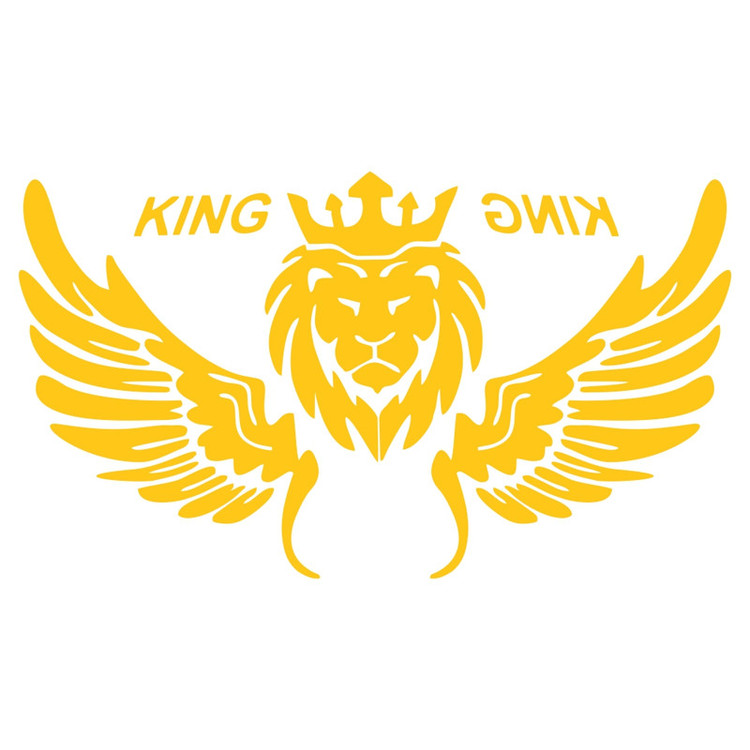 برچسب بدنه خودرو ماتریسیو طرح بال شیر king کد M84
