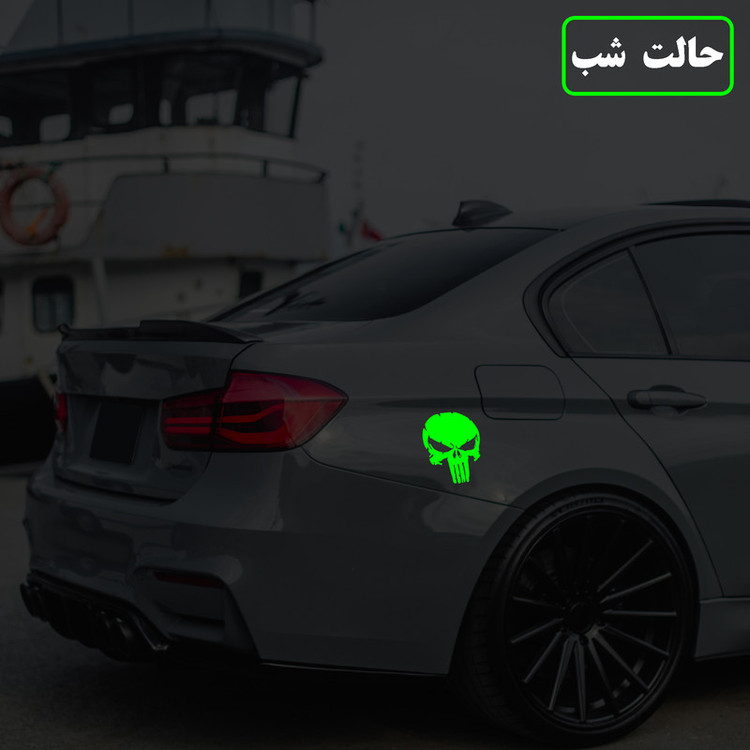 برچسب بدنه خودرو مدل شب تاب طرح پانیشر کدCK