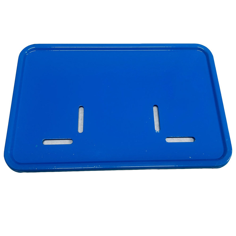 قاب پلاک موتور سیکلت وارون مدل فلزی کد W-118-BLU