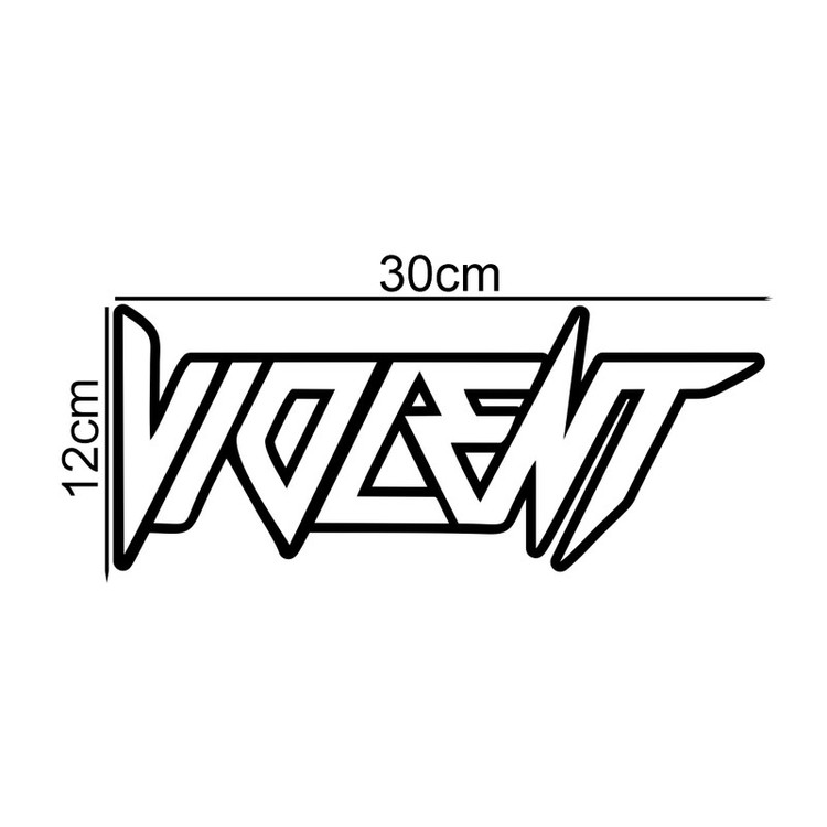 برچسب بدنه خودرو ماتریسیو طرح Violent کد M278
