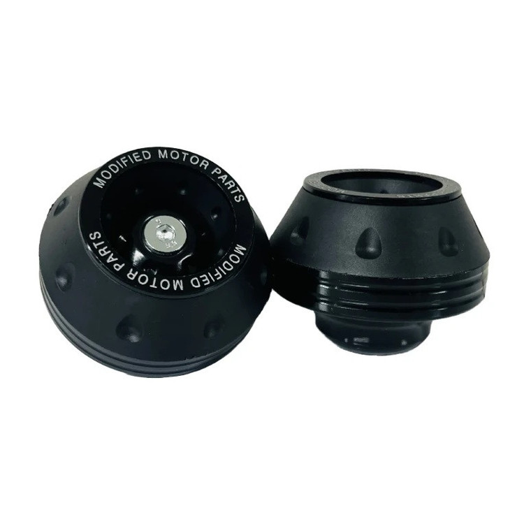 پروتکشن چرخ جلو موتور سیکلت وارون مدل گوشکوبی کد B-22-BLK بسته 2 عددی