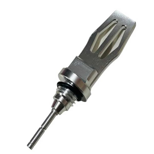 گیج روغن موتورسیکلت وارون مدل رنتال طرح سوزنی کد A-89-SLVR