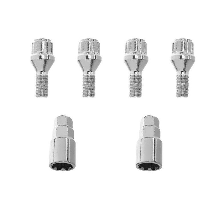 پیچ چرخ و رینگ ضد سرقت خودرو مدل PICH-QUICK-3010134 مناسب برای کوییک مجموعه 6 عددی