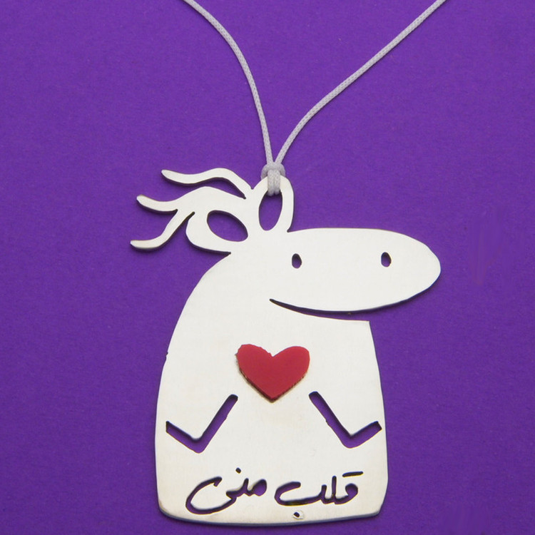 آویز تزینی خودرو مدل قلب منی کد stil1