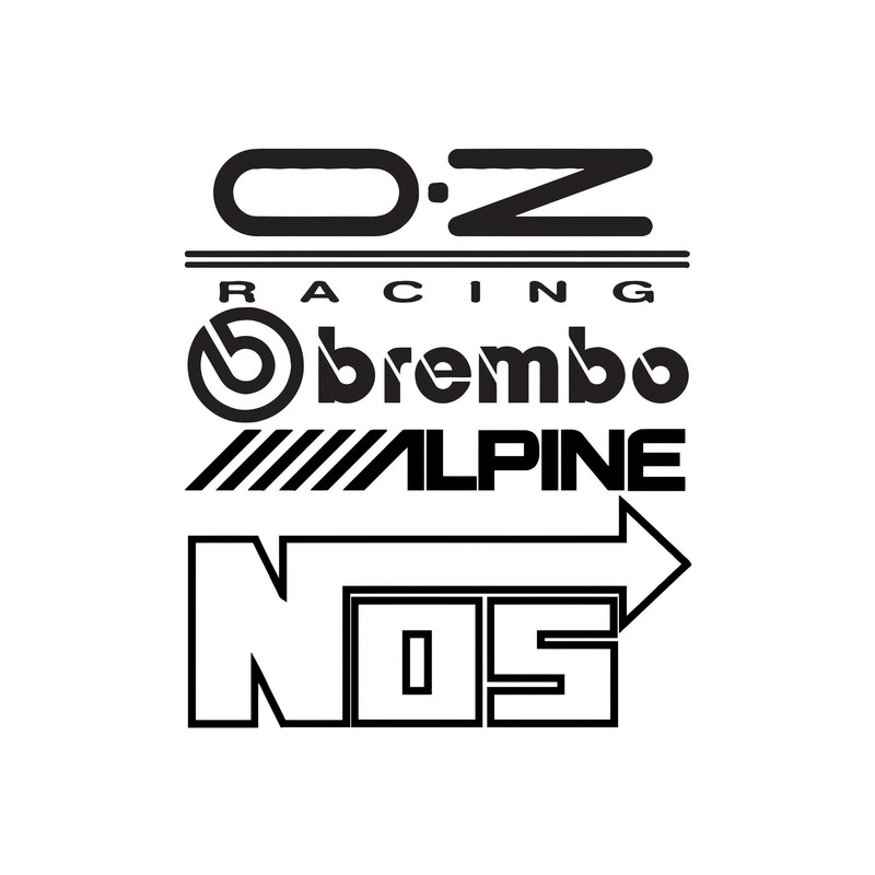 برچسب بدنه خودرو مدل oz