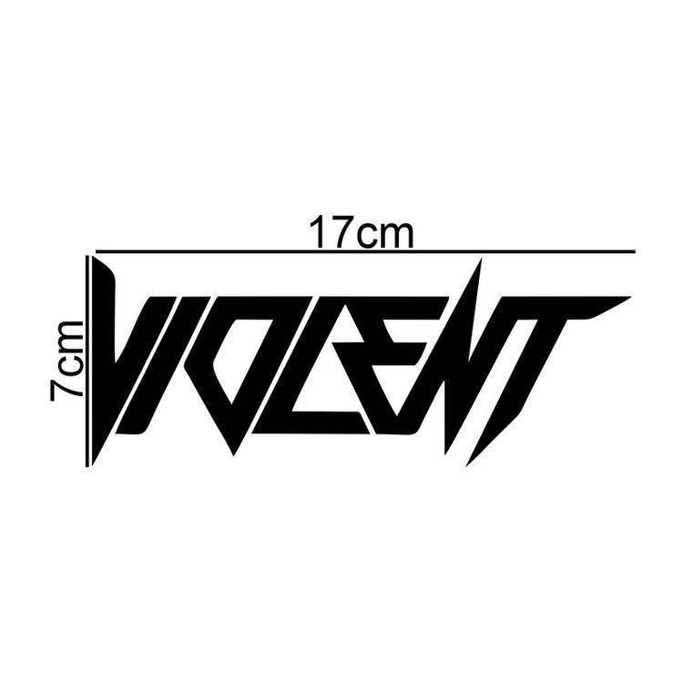 برچسب بدنه خودرو ماتریسیو طرح Violent کد M233