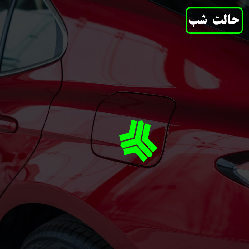 برچسب بدنه خودرو مدل شب تاب کدCK1