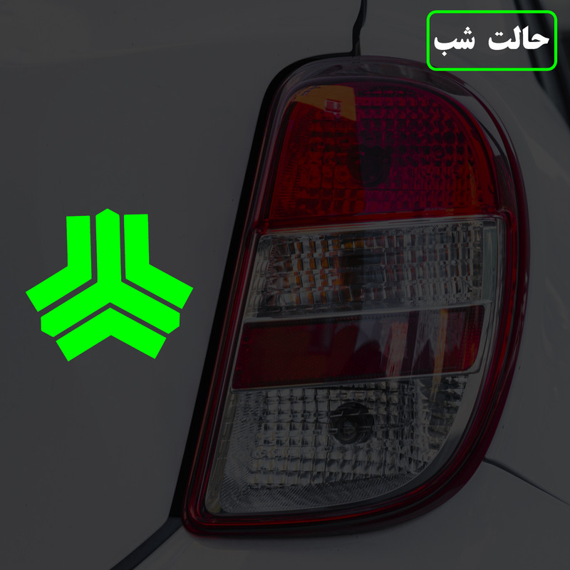 برچسب بدنه خودرو مدل شب تاب کدCK1