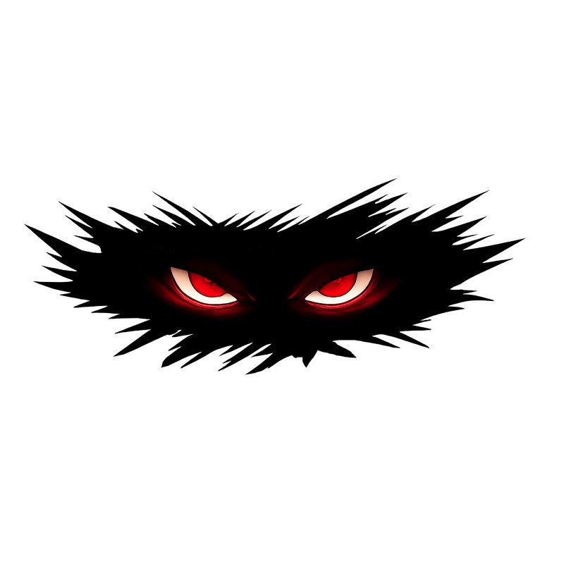 برچسب بدنه خودرو طرح چشم کد eye-kho-001 مجموعه 2 عددی