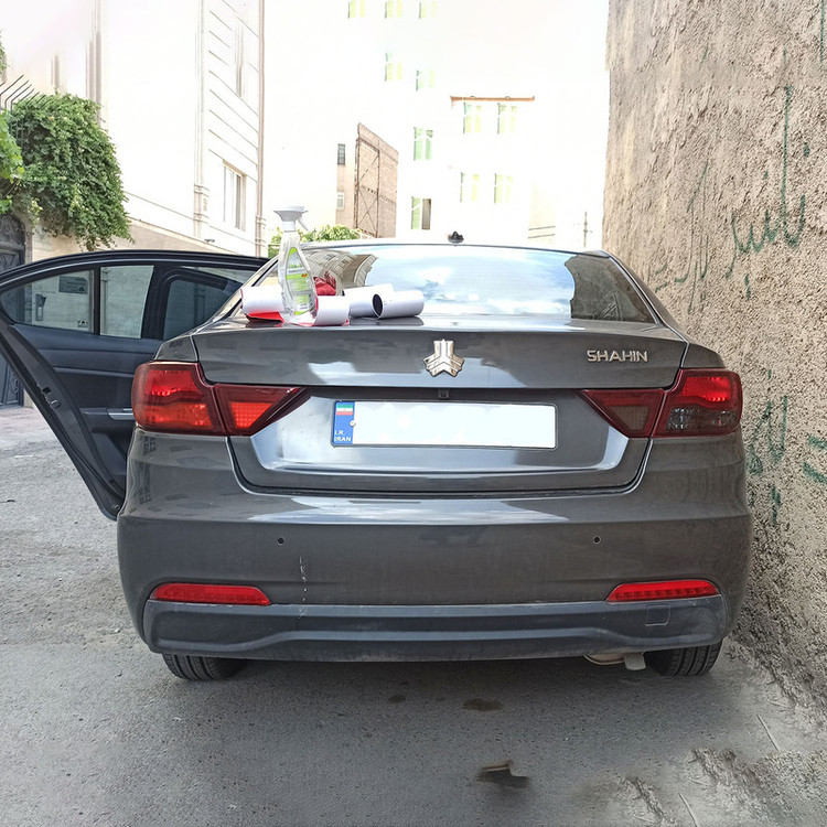 برچسب چراغ عقب خودرو مدل SP مناسب برای خودرو شاهین مجموعه 4 عددی