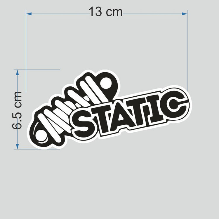 برچسب بدنه خودرو طرح استاتیک کد static2