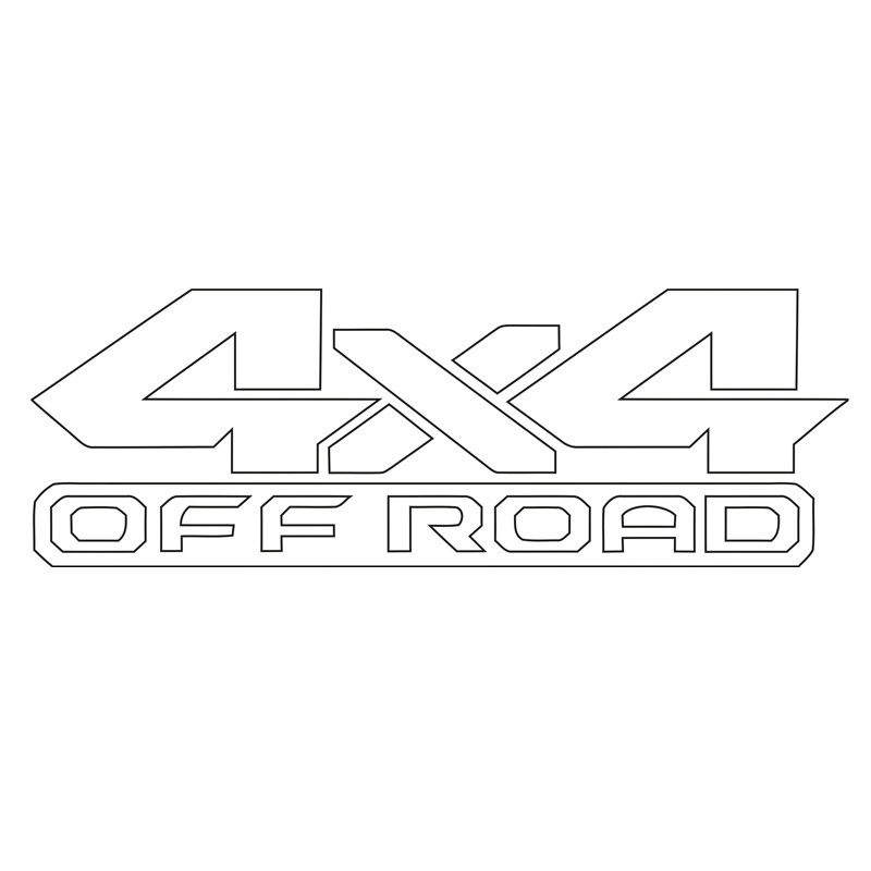 برچسب بدنه خودرو طرح 4X4 آفرود کد m-107