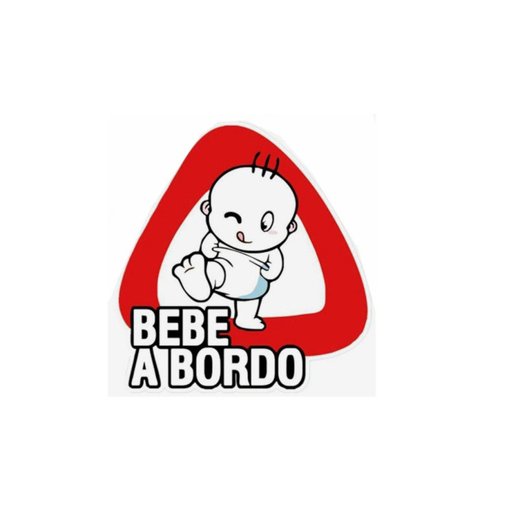 برچسب بدنه خودرو سپهر طرح کودک در ماشین مدل bebe