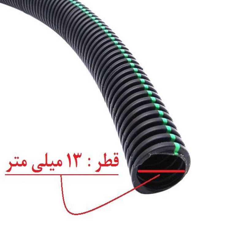 لوله خرطومی سیم کشی خودرو طاووس کابل پارسیان مدل تی 130/10