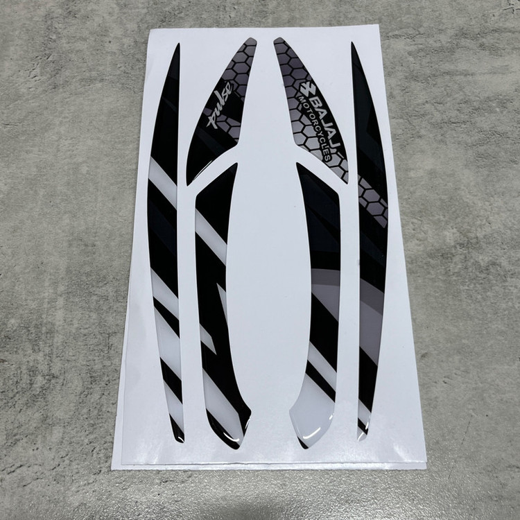 پد برچسب دستگیره عقب موتور سیکلت وارون مدل A-19-BLK مناسب برای پالس بسته 6 عددی