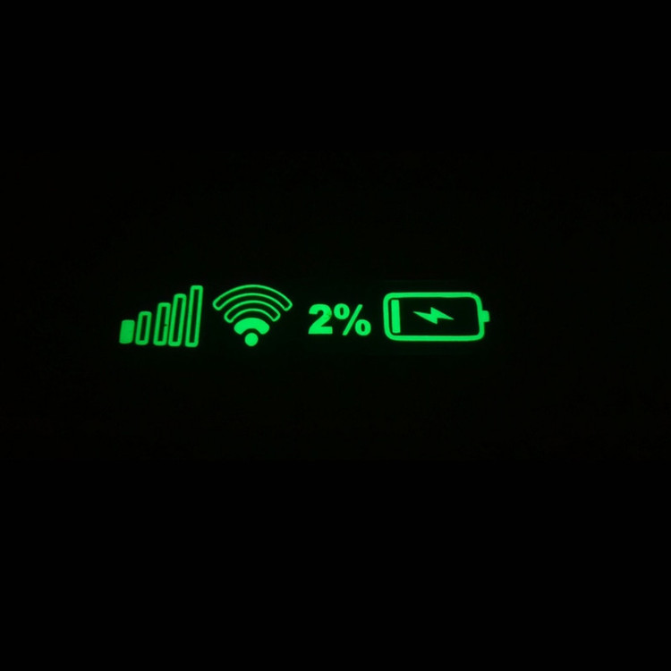 برچسب بدنه خودرو مدل LOW battery
