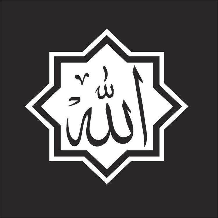برچسب بدنه خودرو لیزارد مدل مذهبی طرح الله کد LIZD001