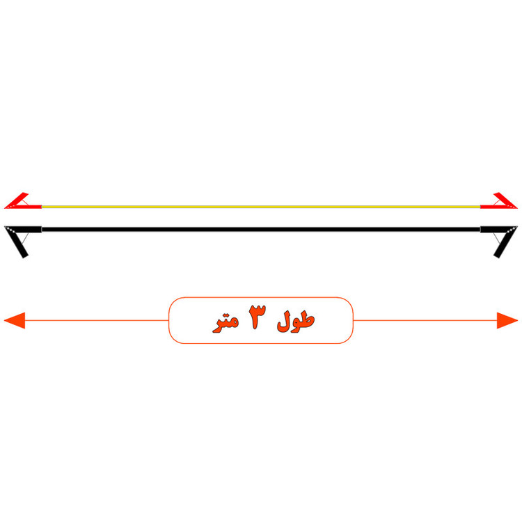 سیم اتصال باتری به باتری خودرو مدل Value 950A-3m مجموعه دو عددی
