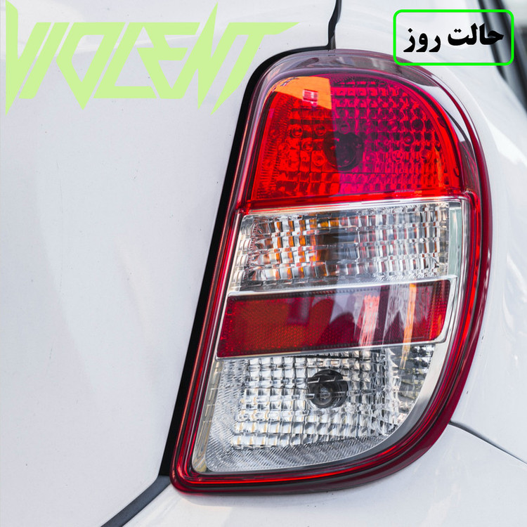 برچسب بدنه خودرو مدل شب تاب طرح ویولنت کدCK