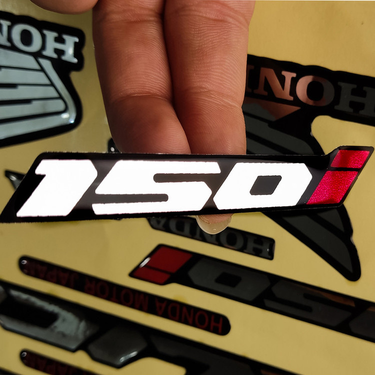 برچسب بدنه موتورسیکلت مدل کلیک 150i مجموعه 11 عددی