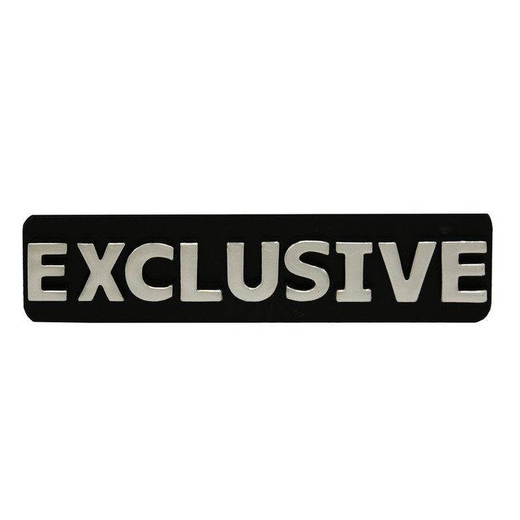 آرم بغل گلگیر خودرو بیلگین طرح exclusiv02 مناسب برای زانتیا