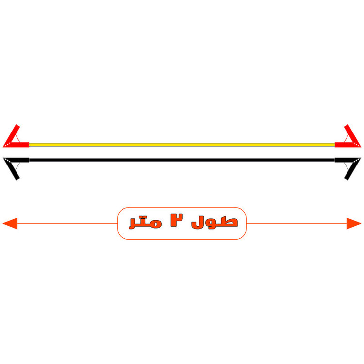 سیم اتصال باتری خودرو مدل 1200A-2m مجموعه دو عددی