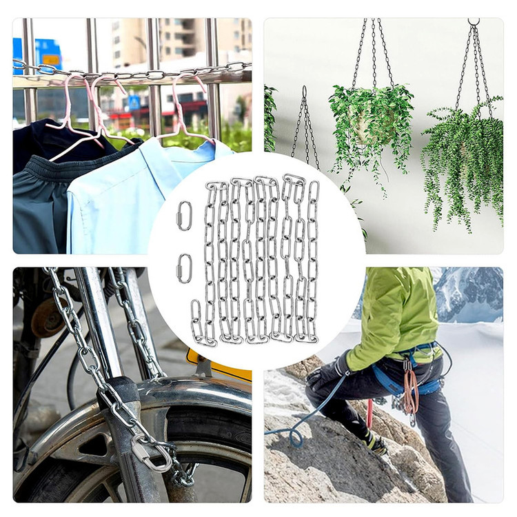 زنجیر گالوانیزه مدل 3mm طول 3 متر