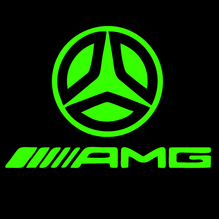 استیکر هیمیا مدل شب تاب طرح mercedes benz