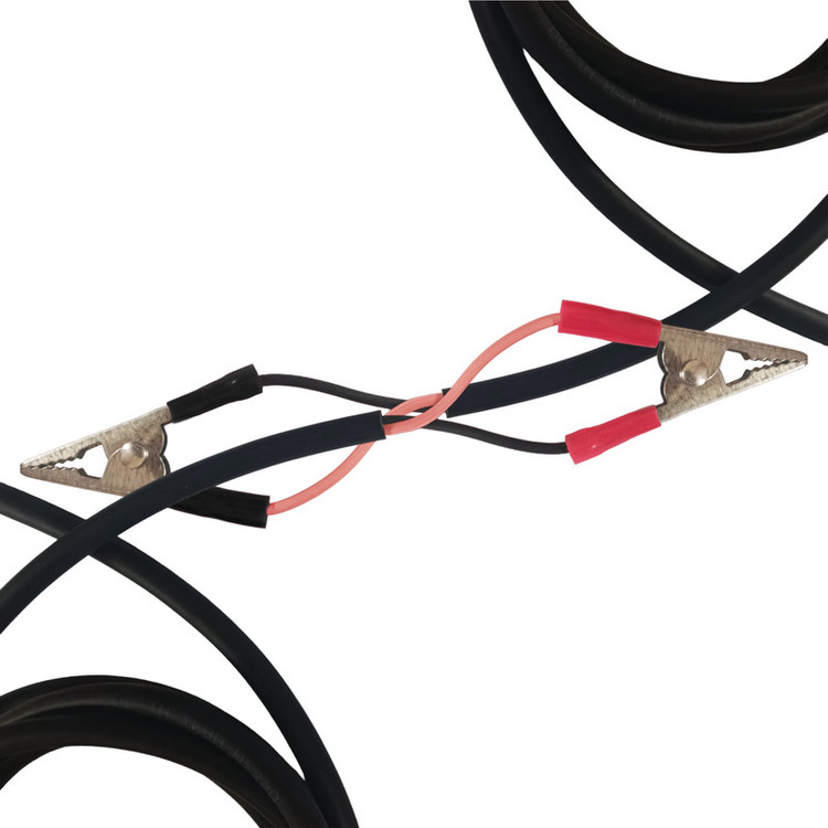 کابل اتصال باتری به باتری اتومبیل مدل 1100A-2.5m مجموعه دو عددی